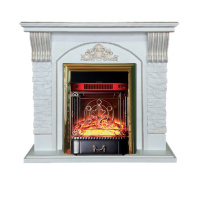 Каминокомплект Interflame Диксон с очагом Majestic FX M Brass в ДНР