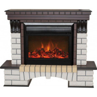 Каминокомплект RealFlame Country 26 AO с очагом MoonBlaze LUX Black/Brass в ДНР