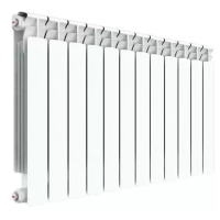 Биметаллический радиатор отопления RIFAR BASE VENTIL 350 BVL 12