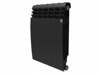 Биметаллический радиатор отопления Royal Thermo BiLiner 500 6 секций Noir Sable