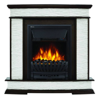 Каминокомплект Firelight Scala Classic с очагом Electrolux EFP/P-1020LS сланец скалистый белый/шпон тёмный дуб в ДНР