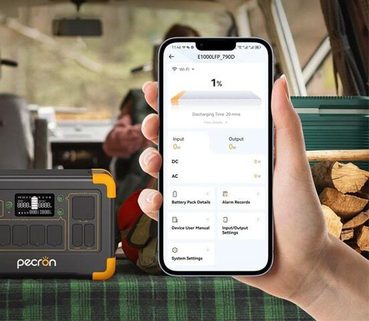 Портативная электростанция Pecron E1000LFP в ДНР