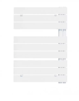 Водяной полотенцесушитель Lazzarini Pieve 780х550 Белый