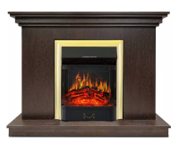 Каминокомплект Хорошие Камины Марс с очагом Royal Flame Majestic FX Brass венге в ДНР
