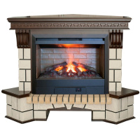 Каминокомплект RealFlame Stone Corner new 26/HL AO (DN) с очагом 3D Helios в ДНР