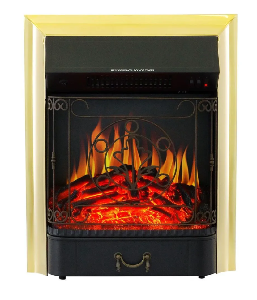 Каминокомплект Royal Flame California STD CRM (Разборный) с очагом Majestic FX Brass санд антрацит в ДНР
