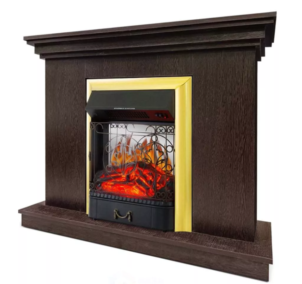 Каминокомплект Хорошие Камины Марс с очагом Royal Flame Majestic FX M Brass венге в ДНР
