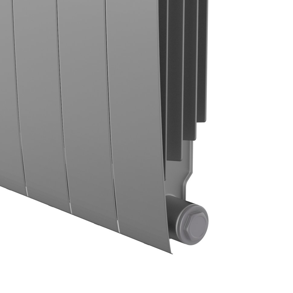 Биметаллический радиатор отопления Royal Thermo BiLiner 350 Silver Satin VR80 10 секций в ДНР