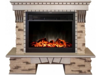 Каминокомплект RealFlame Sorento 25,5 с очагом MoonBlaze S LUX Black в ДНР
