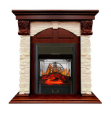 Каминокомплект Royal Flame Dublin с очагом Majestic FX M Black орех каньон в ДНР