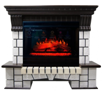 Каминокомплект Interflame Экстер венге с очагом Panoramic 25-30 LED FX 3D в ДНР