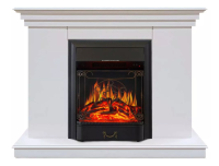 Каминокомплект Хорошие Камины Марс с очагом Royal Flame Majestic FX Black белый в ДНР