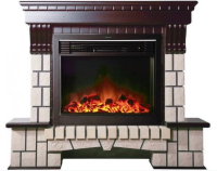 Каминокомплект Interflame Экстер махагон с очагом Jupiter GLS LED Black в ДНР