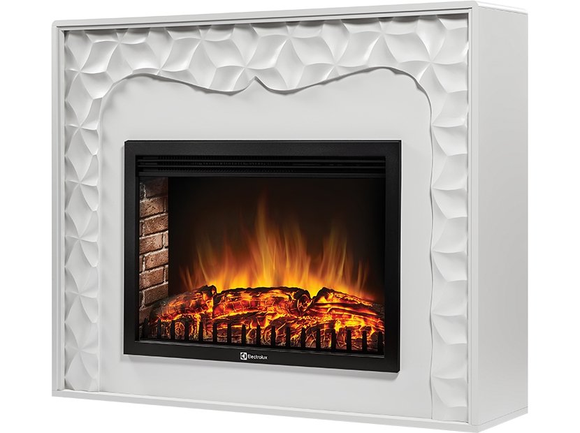 Каминокомплект Firelight Vivo 30 с очагом Electrolux EFP/P-3020LS белый в ДНР