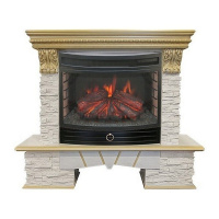Каминокомплект RealFlame Rockland LUX 25/25,5​ с очагом Firefield 25 S IR в ДНР