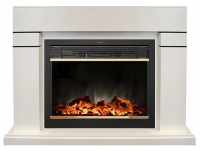 Каминокомплект RealFlame Lindelse 26 WT с очагом MoonBlaze LUX Brass в ДНР