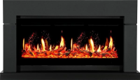 Каминокомплект Royal Flame Lindos с очагом 5D V-ART 40 серый графит в ДНР