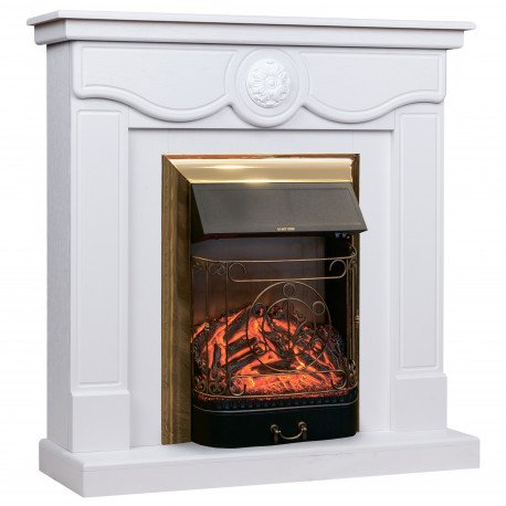 Каминокомплект RealFlame Aurora WT с очагом Majestic Lux Brass в ДНР