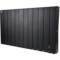 Биметаллический радиатор отопления Rifar Supremo Ventil SVR 500 12 секций нижнее правое подключение антрацит в ДНР