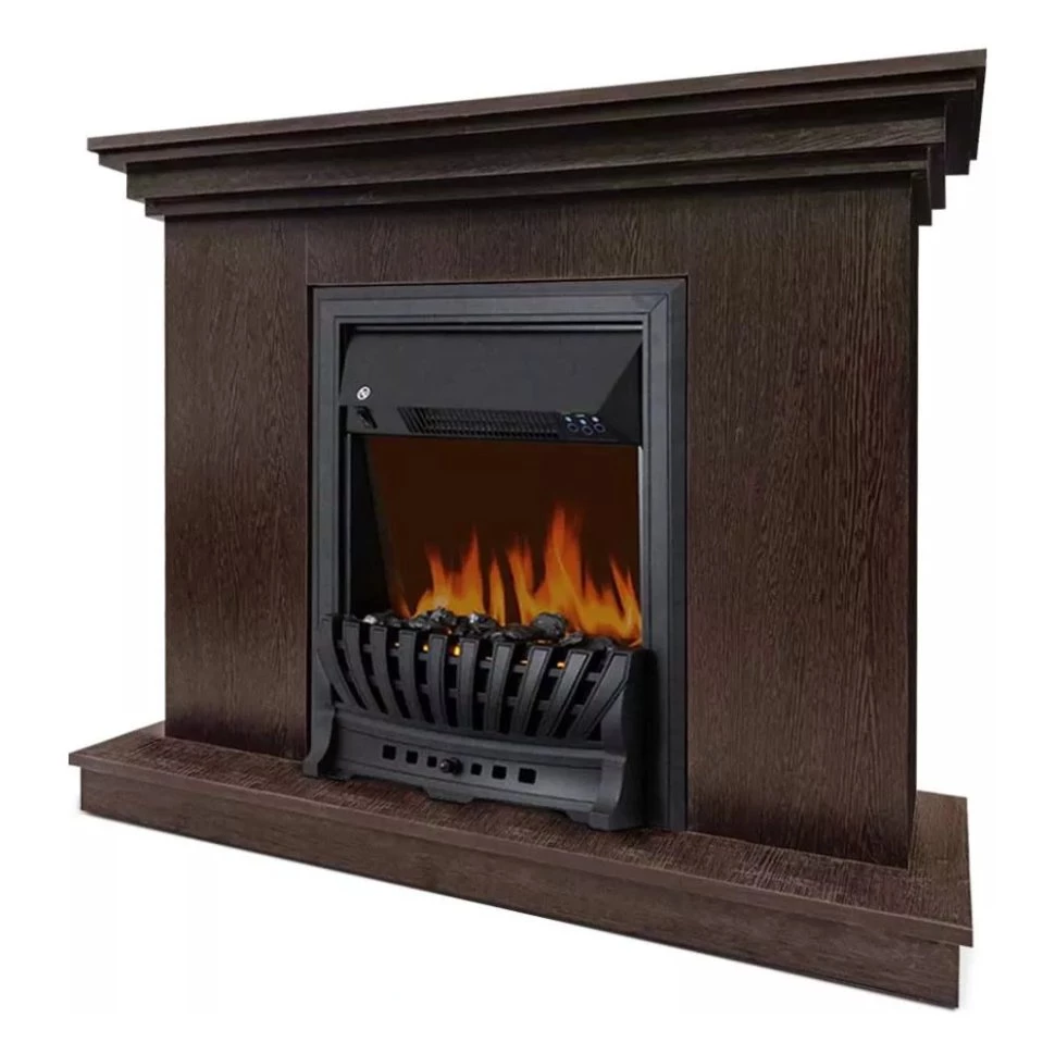 Каминокомплект Хорошие Камины Марс с очагом Royal Flame Aspen Black венге в ДНР