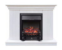 Каминокомплект Хорошие Камины Марс с очагом Royal Flame Fobos FX Black белое дерево в ДНР