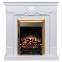 Каминокомплект RealFlame Aurora WT с очагом Fobos Lux Brass S в ДНР