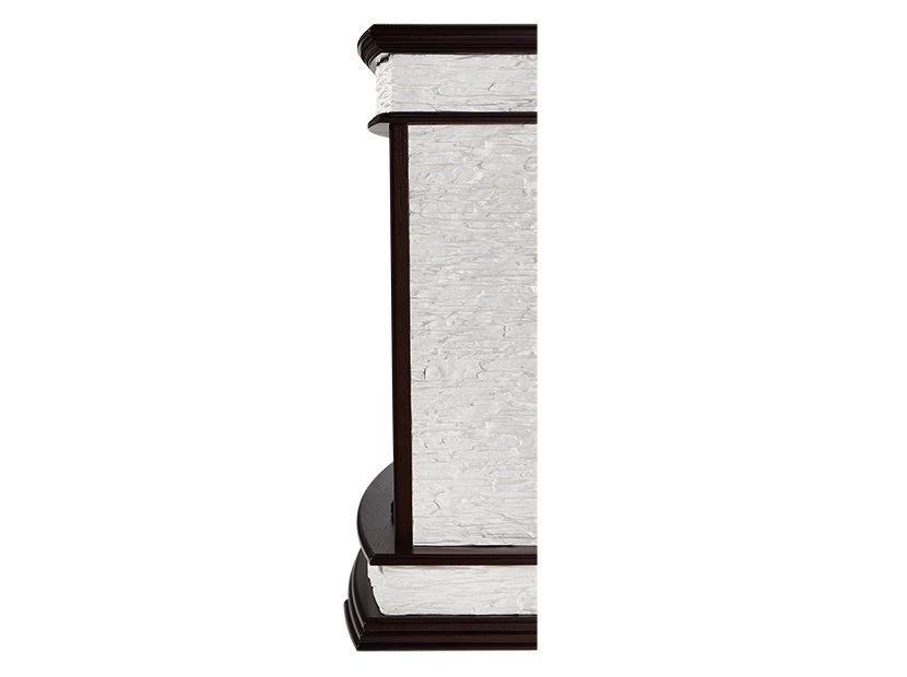 Каминокомплект Firelight Scala 25 с очагом Electrolux EFP/P-2520LS сланец скалистый белый/шпон темный дуб в ДНР