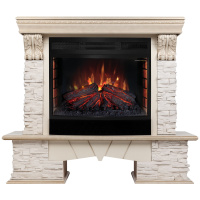 Электрокамин RealFlame Rockland Lux WT c Firefield 25 S IR Электрокамин RealFlame Rockland Lux WT c Firefield 25 S IR