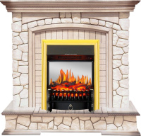 Каминокомплект Royal Flame Preston с очагом Fobos FX M Brass в ДНР
