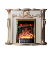 Каминокомплект Interflame Грация с очагом Majestic FX M Brass бежевый с золотой патиной в ДНР