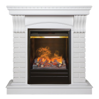 Электрокамин RealFlame Jazz WT белый с очагом 3D Olympic Электрокамин RealFlame Jazz WT белый с очагом 3D Olympic