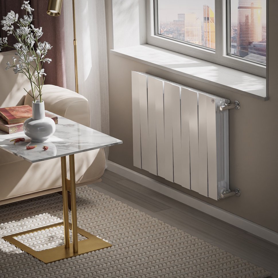 Биметаллический радиатор отопления Royal Thermo PianoForte 500 белый 10 секций в ДНР