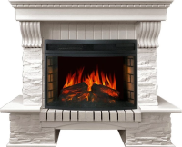 Каминокомплект Royal Flame Pierre Luxe сланец белый c очагом Dioramic 25 FX в ДНР