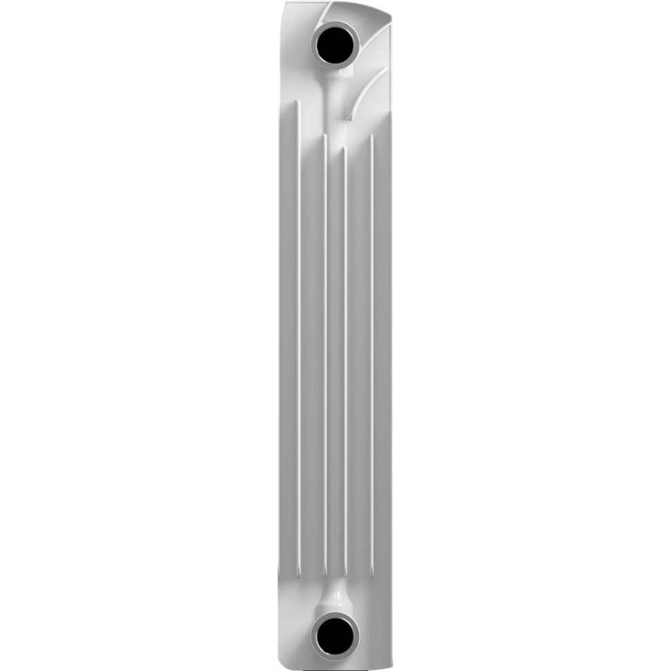 Биметаллический радиатор отопления Rifar Base 500 боковое подключение 10 секций белый RAL 9016 в ДНР