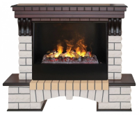 Каминокомплект RealFlame Country 26 AO с очагом 3D Cassette 630 + Black вставка в ДНР