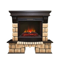 Каминокомплект RealFlame Stone Brick 25/25,5 с очагом Sparta 25,5 LED в ДНР