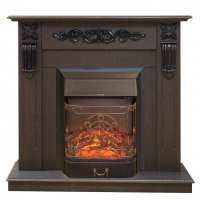 Каминокомплект RealFlame Dominica STD/EUG DN с очагом Majestic Lux Black S в ДНР