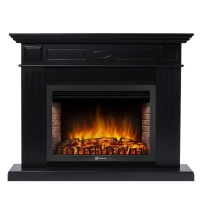 Каминокомплект Firelight Bianco 30 с очагом Electrolux EFP/P-3020LS черная эмаль в ДНР