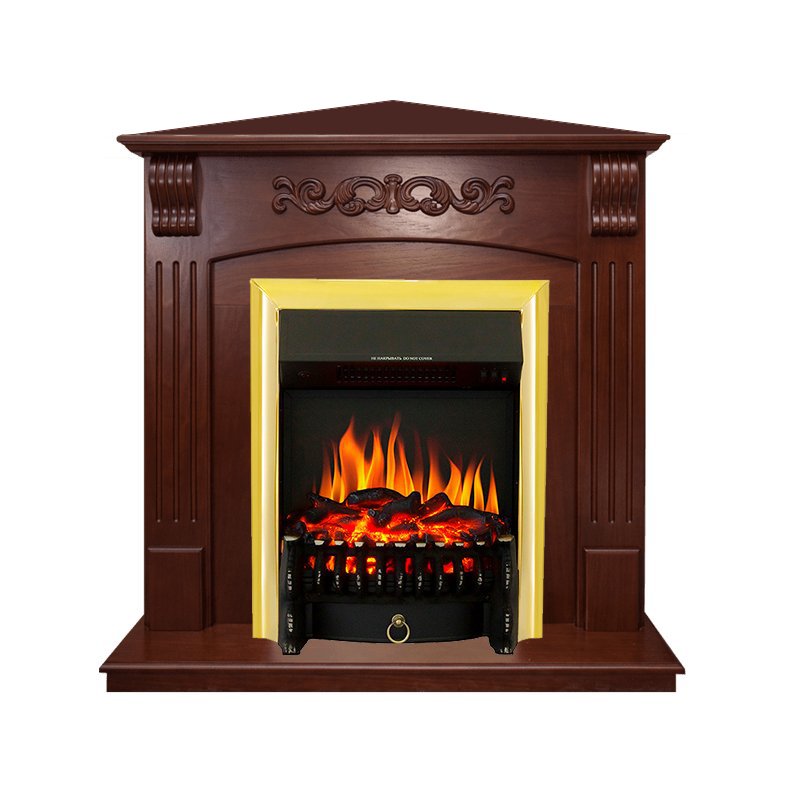 Каминокомплект Royal Flame Sorrento угловой c очагом Fobos FX Brass в ДНР