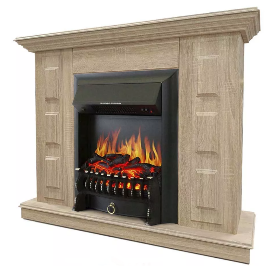 Каминокомплект Хорошие Камины Юпитер с очагом Royal Flame Fobos FX Black сосна в ДНР