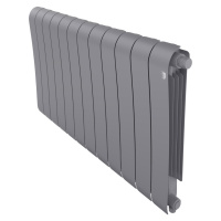 Биметаллический радиатор отопления Royal Thermo Infinity 500 VR80 12 секций Silver Satin в ДНР