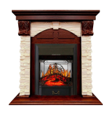 Каминокомплект Royal Flame Dublin с очагом Majestic FX M Brass орех каньон в ДНР