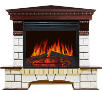 Каминокомплект Royal Flame Pierre Luxe угловой c очагом Jupiter FX New в ДНР
