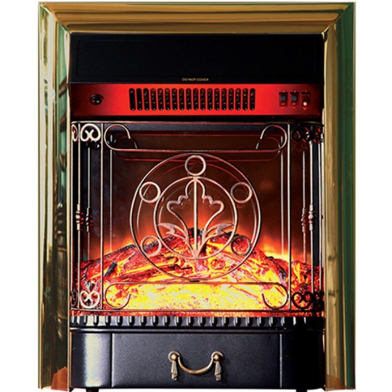 Каминокомплект Interflame Берта с очагом Majestic FX M Brass белый в ДНР