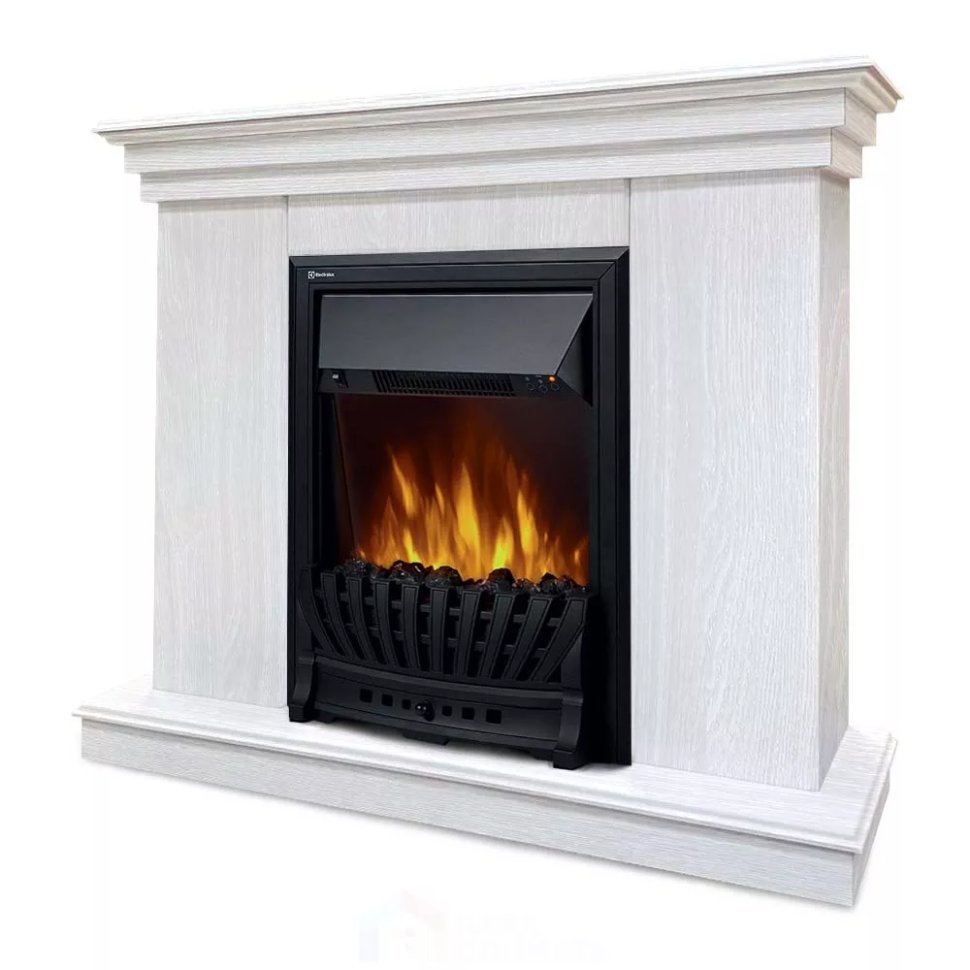 Каминокомплект Хорошие Камины Марс с очагом Electrolux Classic EFP/P-1020LS белое дерево в ДНР