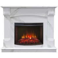 Каминокомплект RealFlame Carolina 25.5/24 WT F512 c очагом Evrika LED в ДНР