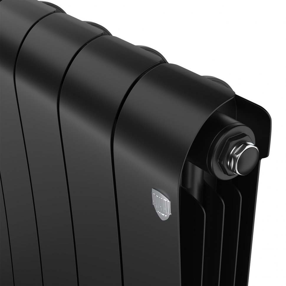 Биметаллический радиатор отопления Royal Thermo Infinity 500 4 секции Noir Sable в ДНР