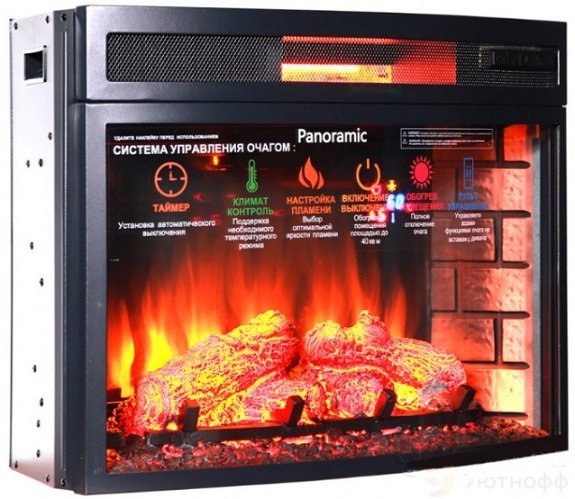 Каминокомплект Interflame Exter Alpina угловой под очаг Panoramic 06 25 LED FX QZ в ДНР