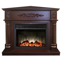 Каминокомплект RealFlame Silvia Corner 26 AO с очагом MoonBlaze LUX Black в ДНР