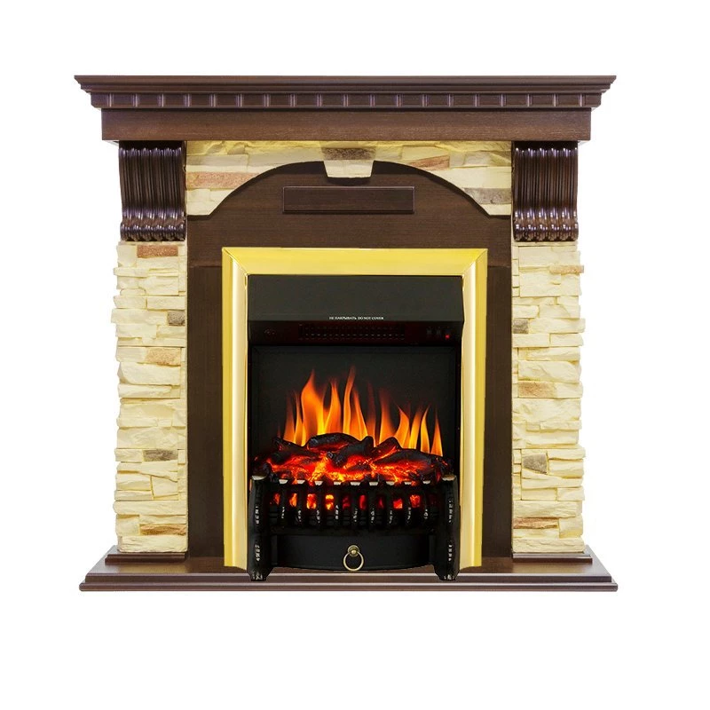 Каминокомплект Royal Flame Dublin с очагом Fobos FX Brass в ДНР